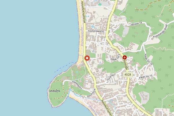 Map showing SOUL Vegan Cafe & Restaurant in Phuket