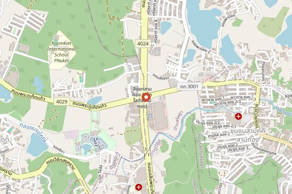 Map showing Yo Vegan in Phuket