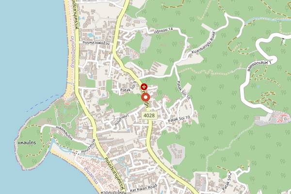 Map showing The Garage OG in Phuket
