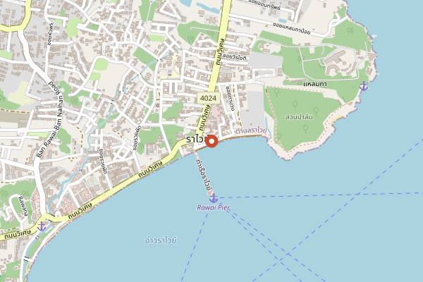 Map showing Mook Manee in Phuket
