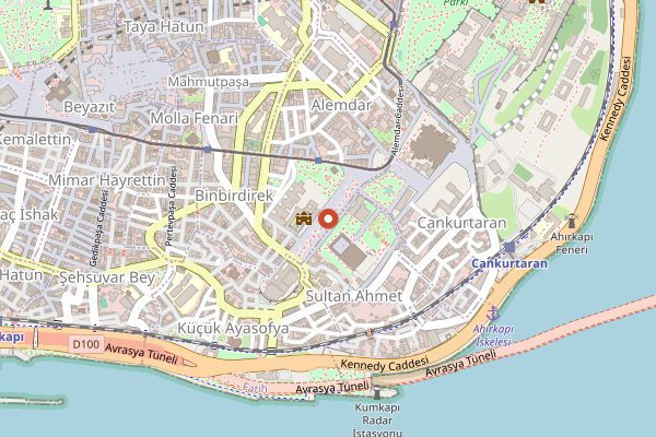 Map showing Craft Beer Lab in Istanbul