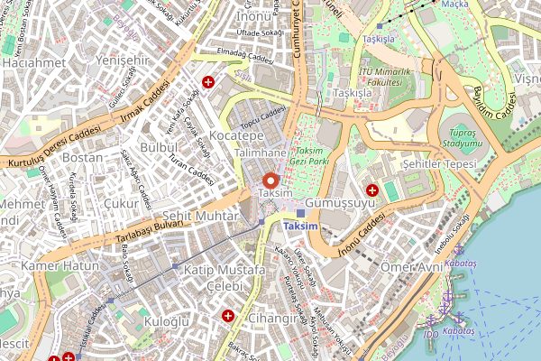Map showing Hayvore in Istanbul