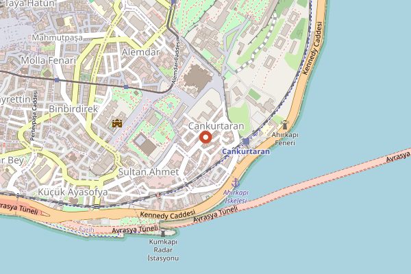 Map showing Cooking Alaturka in Istanbul