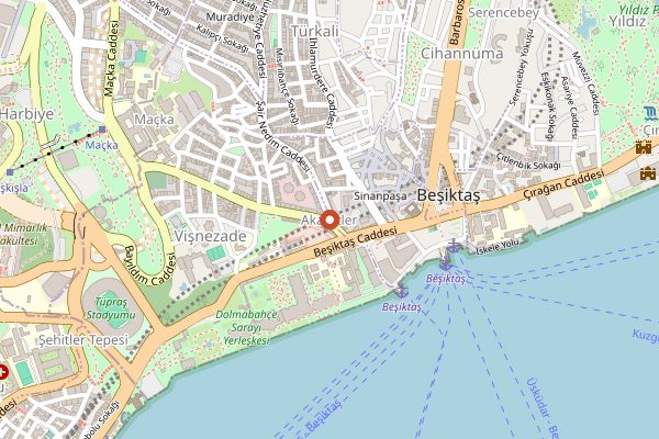 Map showing Turkish Flavours Cooking Class in Istanbul