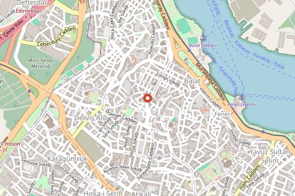 Map showing Community Kitchen in Istanbul