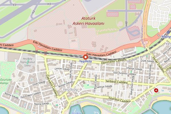 Map showing International Istanbul Gastronomy Festival in Istanbul