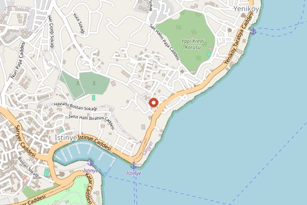 Map showing Araka in Istanbul