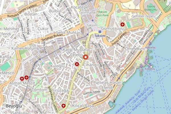 Map showing Kiki in Istanbul