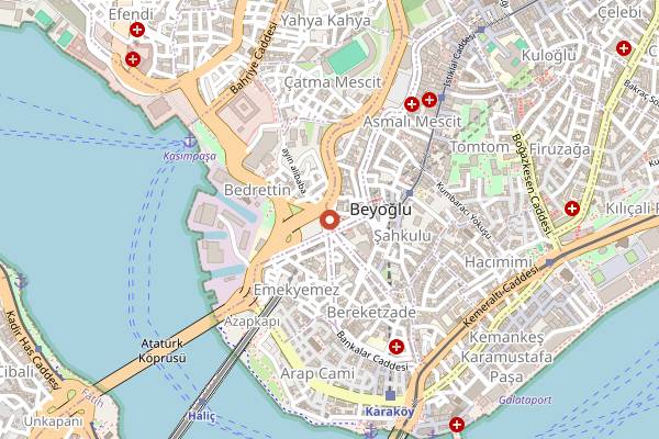 Map showing Salon İKSV in Istanbul