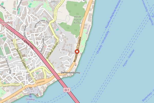 Map showing Sortie in Istanbul