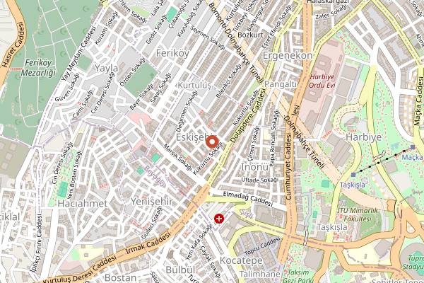 Map showing Madam Despina in Istanbul