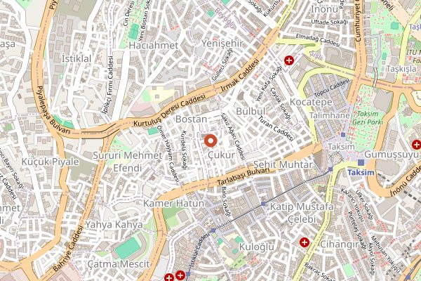 Map showing Şampiyon Kokoreç in Istanbul