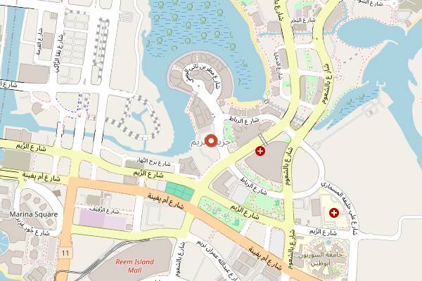 Map showing Brot The German Bakery in Abu Dhabi