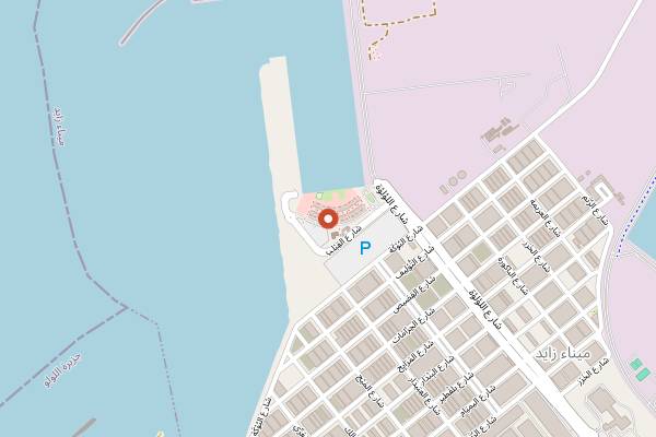 Map showing Naeem Sweets in Abu Dhabi