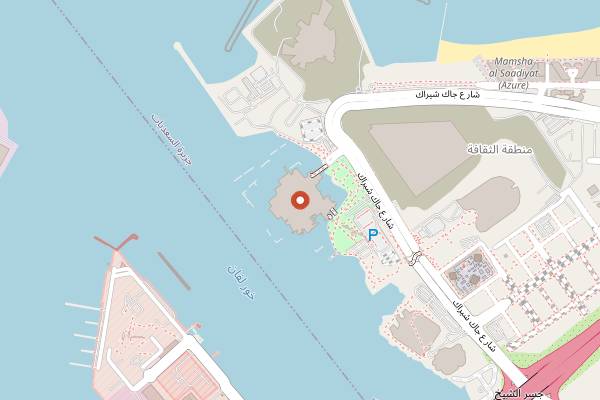 Map showing Art Lounge in Abu Dhabi