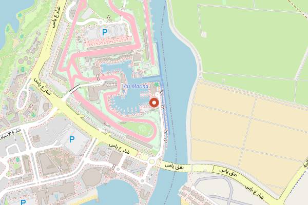 Map showing Stars N Bars in Abu Dhabi