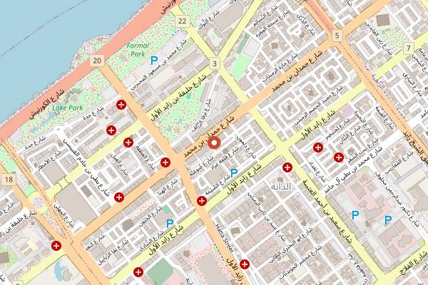 Map showing Stills Restaurant & Bar in Abu Dhabi