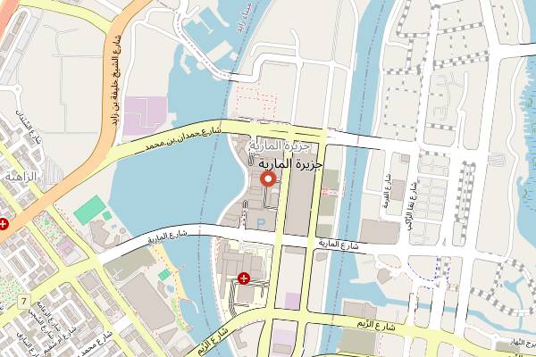 Map showing La Petite Maison La Vie en Rose Brunch in Abu Dhabi