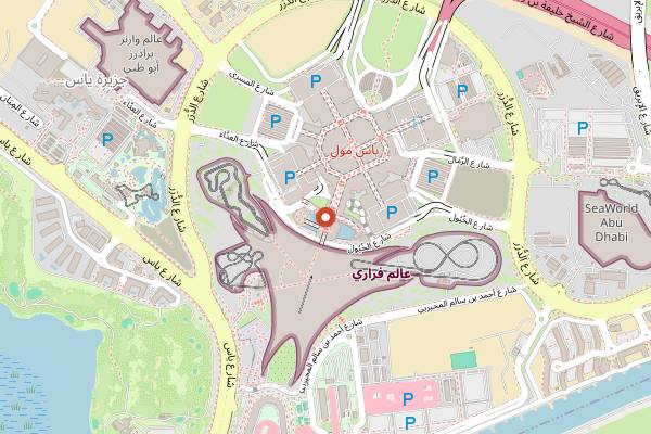 Map showing Big Boys Sandwiches in Abu Dhabi