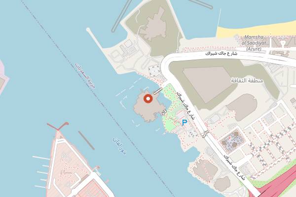 Map showing Aptitude Cafe in Abu Dhabi