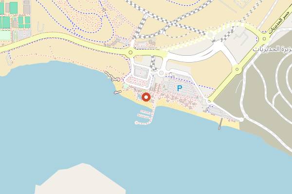 Map showing DRVN Coffee in Abu Dhabi
