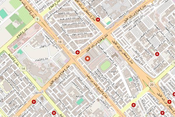 Map showing Al Ibrahimi Restaurant in Abu Dhabi