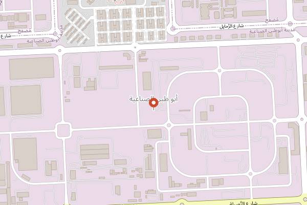 Map showing Joud Coffee Roastery in Abu Dhabi