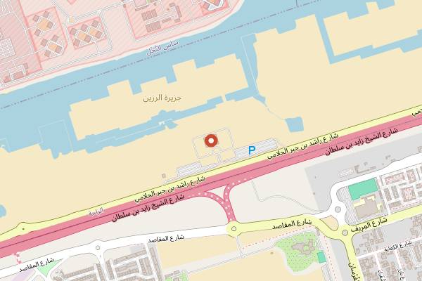 Map showing The QC Roastery & Academy in Abu Dhabi