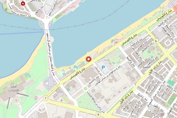 Map showing Catch at St. Regis in Abu Dhabi
