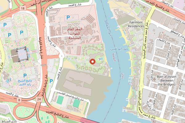 Map showing Li Jiang in Abu Dhabi