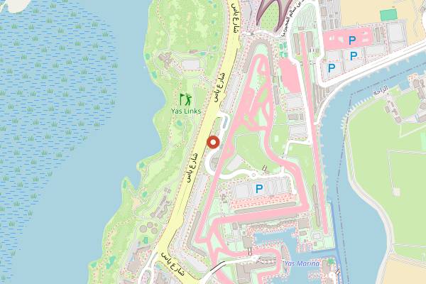 Map showing Nowhere Cafe in Abu Dhabi