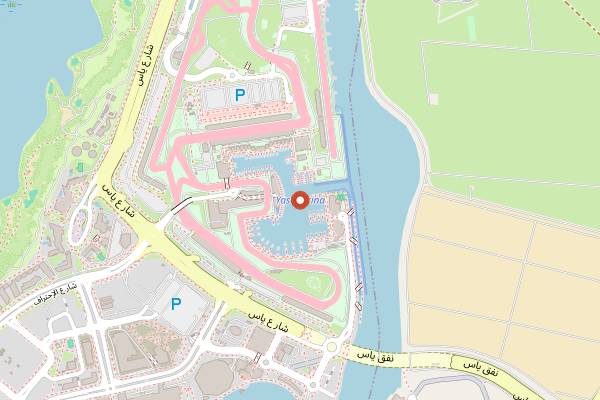 Map showing Bla Bla Bar in Abu Dhabi