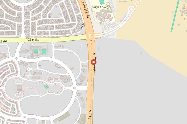 Map showing Bakerist in Dubai