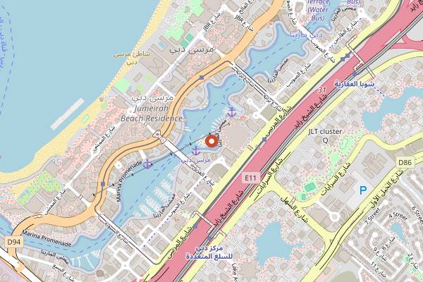 Map showing Asia Asia in Dubai