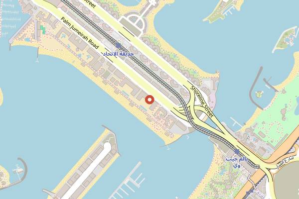 Map showing Barfly by Buddha-Bar in Dubai
