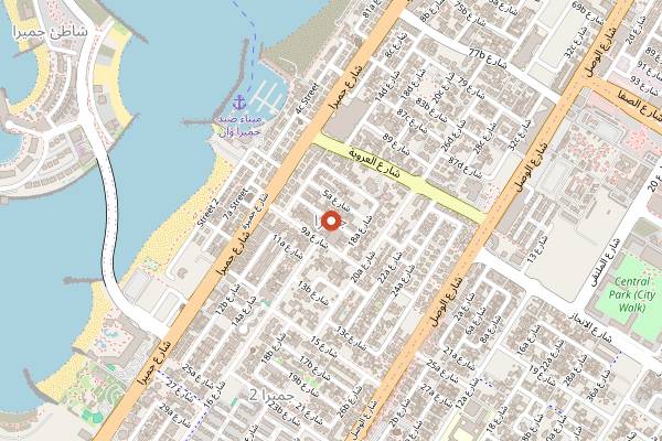 Map showing Mimi Kakushi in Dubai