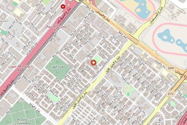 Map showing Tom and Serg in Dubai