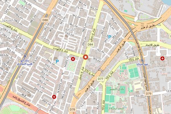 Map showing Anaarkali Restaurant in Dubai
