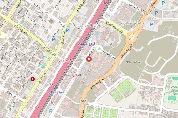 Map showing Common Grounds DIFC in Dubai