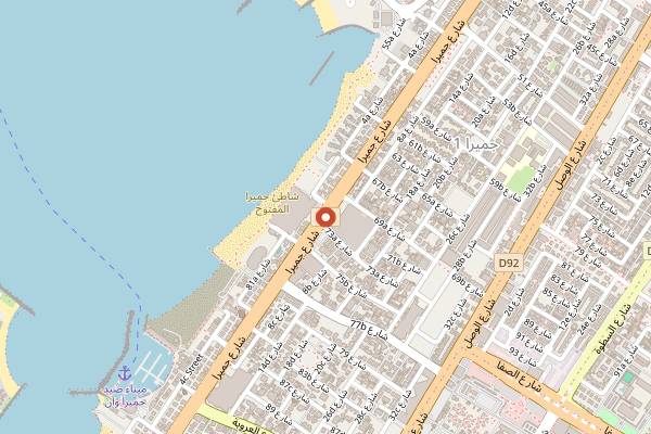 Map showing Kulture House in Dubai