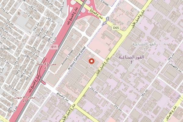 Map showing Nala in Dubai