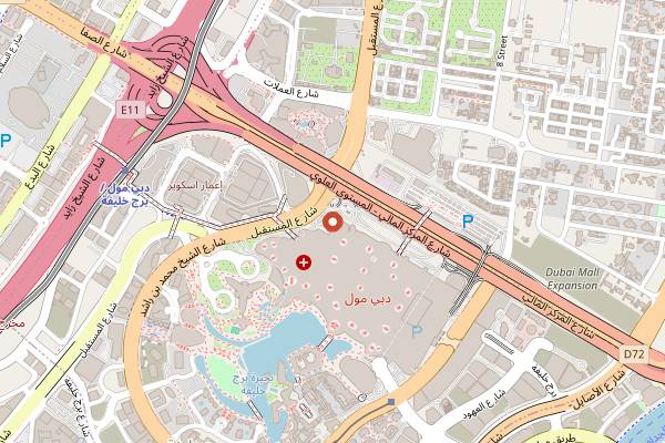 Map showing Karam Beirut in Dubai