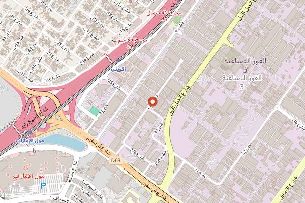 Map showing Cypher Urban Roastery in Dubai
