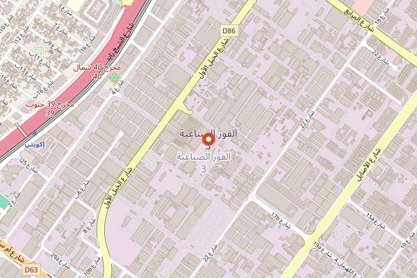 Map showing Grandmother Coffee Roastery in Dubai