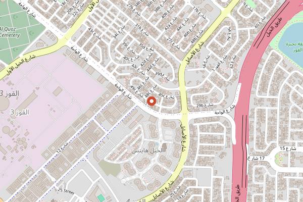 Map showing The Espresso Lab Roastery in Dubai