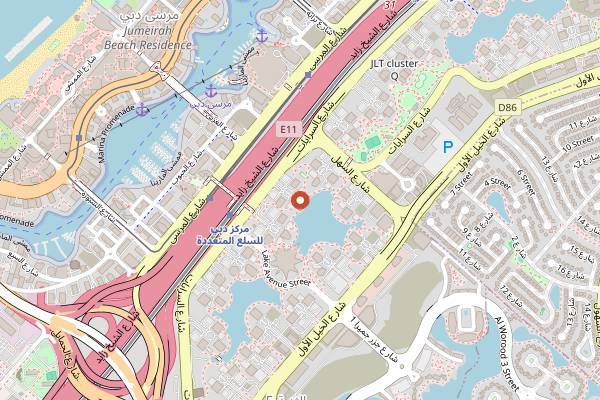 Map showing Richemont MasterBaker Dubai in Dubai