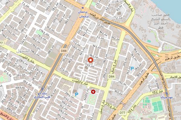 Map showing Rajdhani Restaurant in Dubai