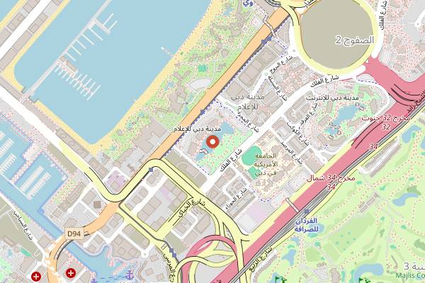 Map showing Taste of Dubai in Dubai