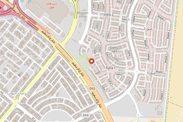 Map showing avatāra in Dubai