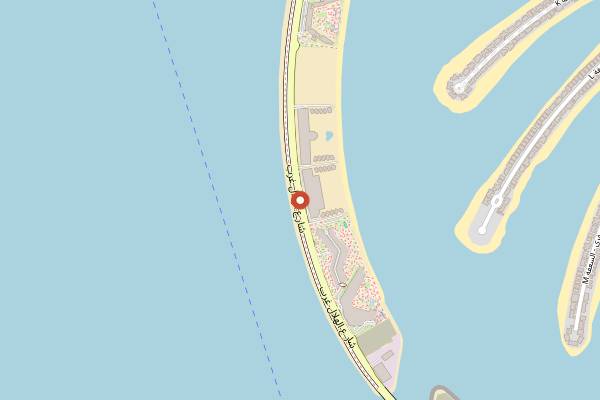 Map showing STAY by Yannick Alléno in Dubai